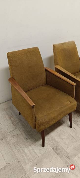 fotele PRL Gera DDR design lata 70te vintage Radomsko sprzedam