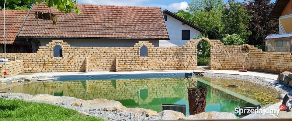 Kamień murowy naturalny postarzany cegła z kamienia na murki ogrodzenia