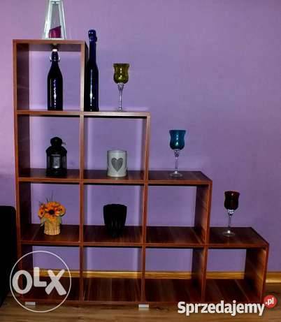 Regał schodkowy w kolorze śliwa wallis Gdańsk