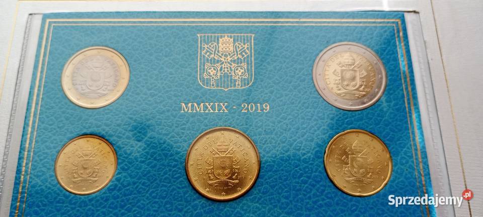 Stare Monety Medal Benedykt XVI set 2019 Watykan podkarpackie Lesko