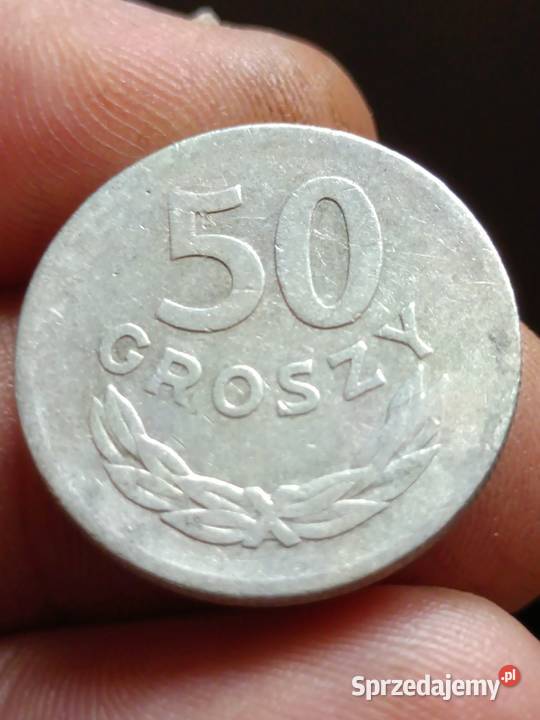 sprzedam monete 50 groszy 1957 skretka lekka Numizmatyka lubelskie Chełm