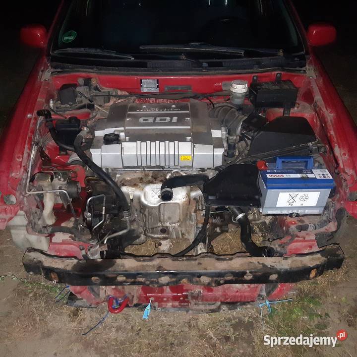 Mitsubishi Space Star Na Wyścigi Wraka Wrak Space Star wielkopolskie Kąkolewo