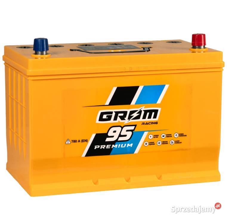 Akumulator 95Ah 780A Japan P GROM Racing osobowe Motoryzacja