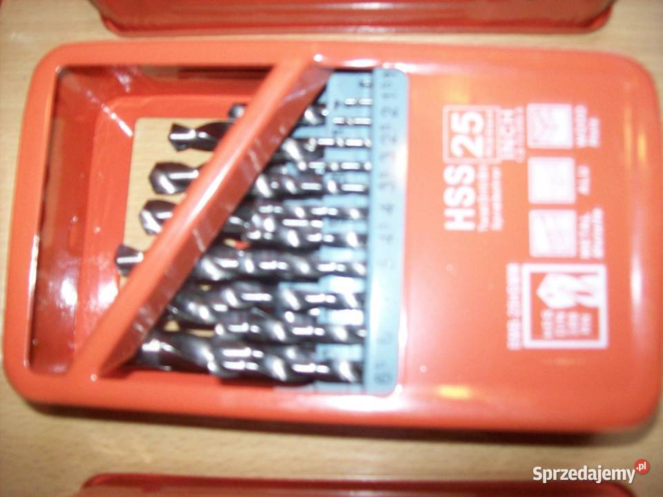 Wiertła do metalu HSS kpl 25 113mm do metalu Głogowa