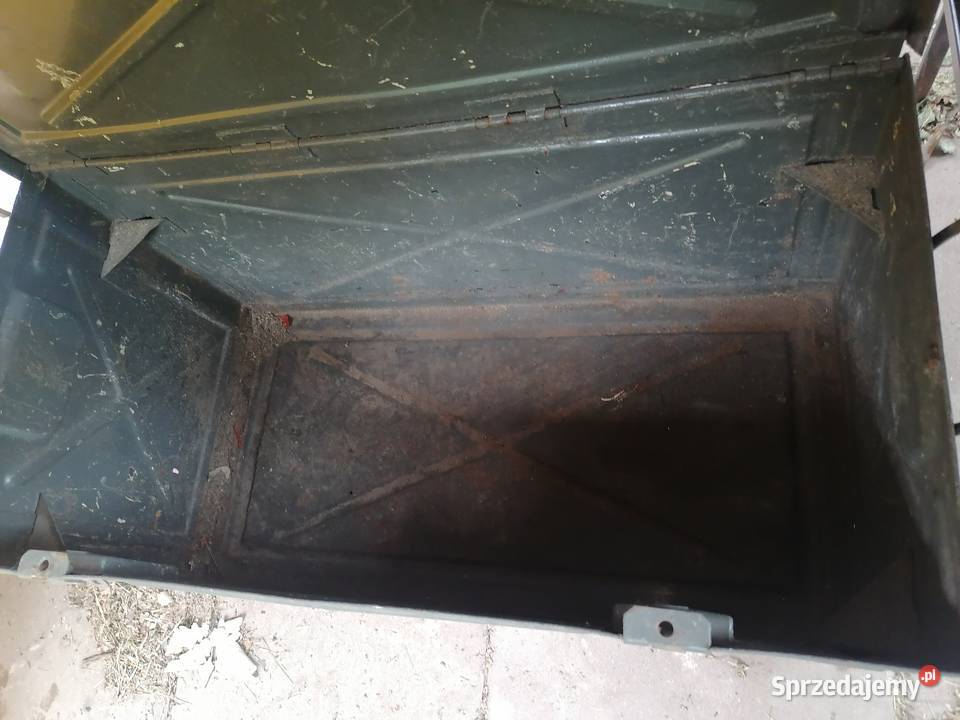 wojskowa skrzynia metalowa Pozostałe