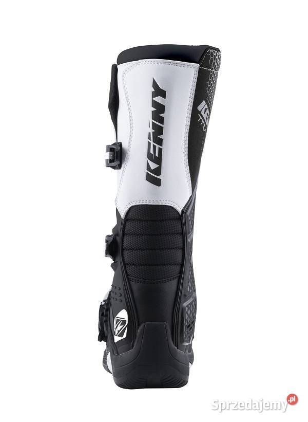 BUTY KENNY 2022 CROSS ENDURO CZARNO BIAŁE 39 Kaski i odzież warmińsko-mazurskie Mrągowo