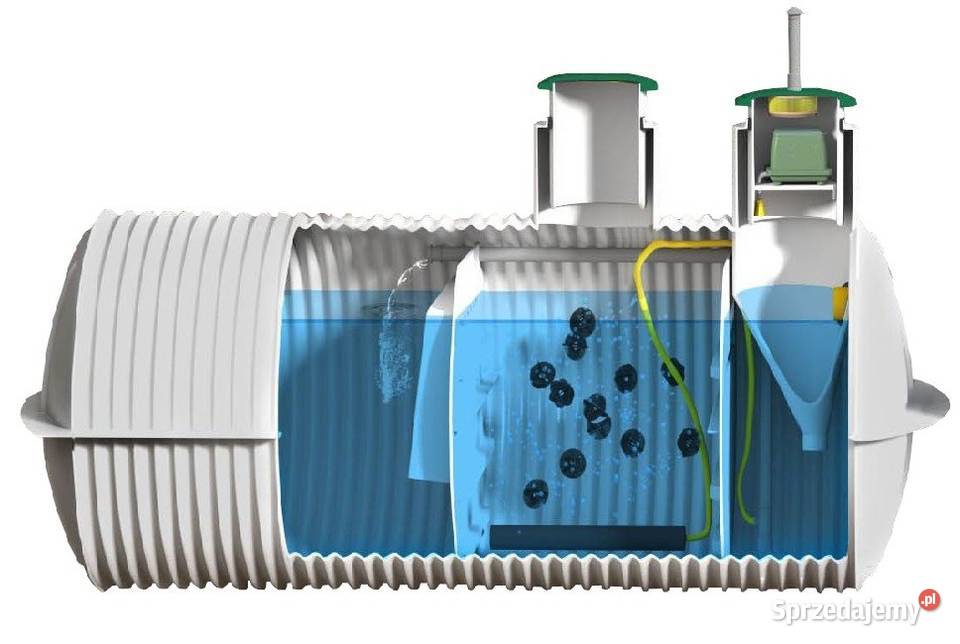 OCZYSZCZALNIA BIOLOGICZNA BIOHYBRYDA 4000L 210 Oleśnica