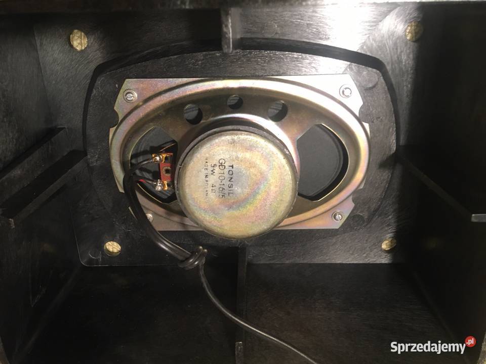 PRL kolumna głośnikowa czarna plastik Kołobrzeg