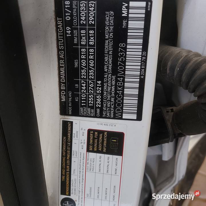 Mercedes GLC 300 4matic całe na części do Zawada sprzedam