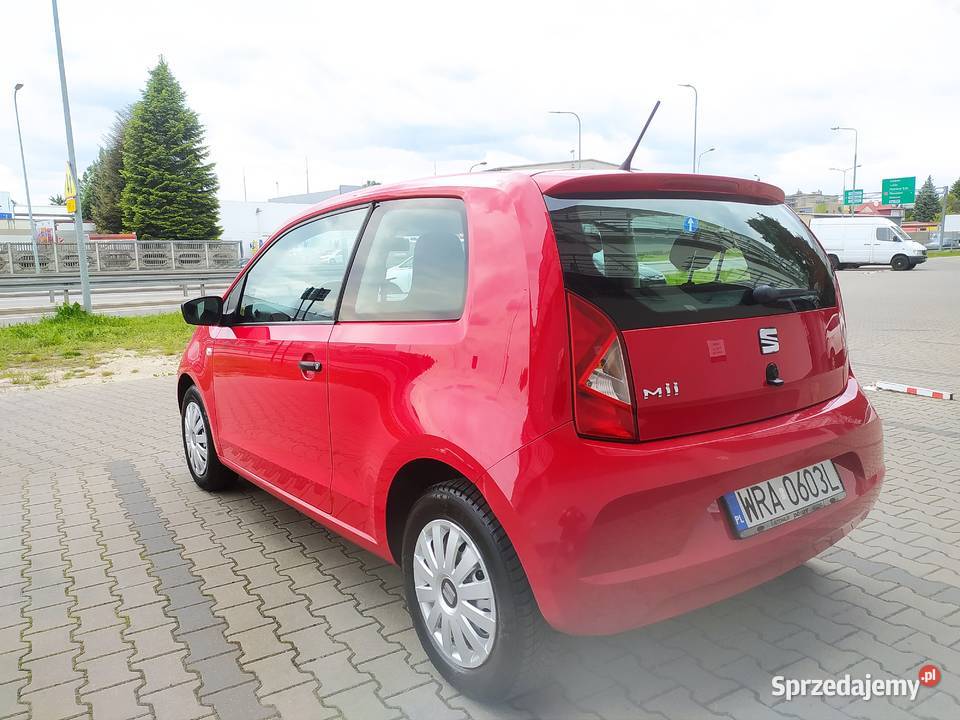 Seat Mii 10 MPI 2015 VW up Skoda Citygo Stan Rok produkcji 2015 mazowieckie Kowala-Stępocina sprzedam