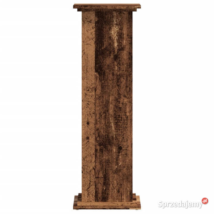 Stojak na rośliny stare drewno 33x33x100