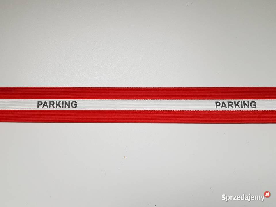 PARKING taśma ostrzegawczo informacyjna 25 m Biznes i Przemysł Zielona Góra