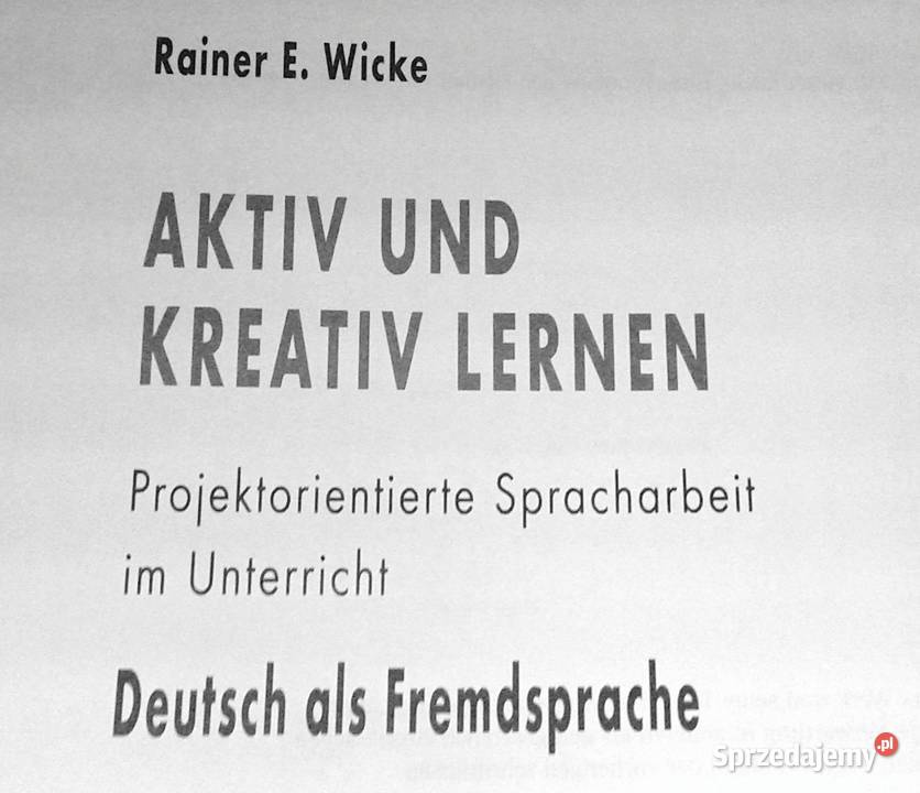 Aktiv und kreativ lernen Rainer E Wicke Pozostałe Pozostałe