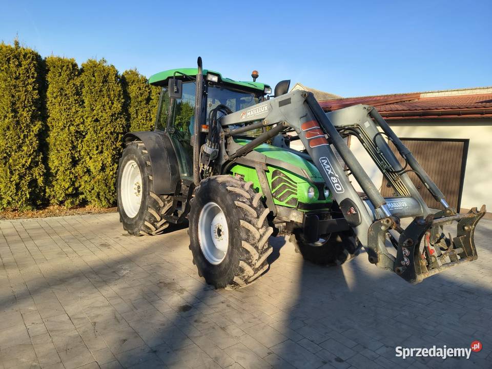 DeutzFahr Agroplus 75 z ładowaczem lubelskie Grabów Szlachecki
