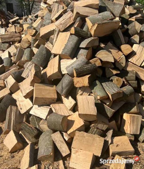 Drewno Kominkowe Opałowe Gałęziówka Dąb Buk Grab Skwierzyna sprzedam