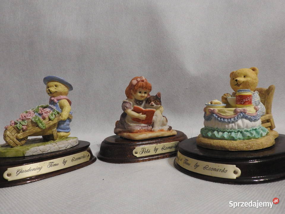 Piękne figurki Leonardo Collection 3 sztuki Inowrocław sprzedam
