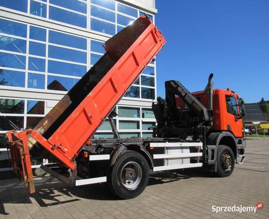 Wywrotka 4x4 z dwigiem Scania Wywrotki Warszawa
