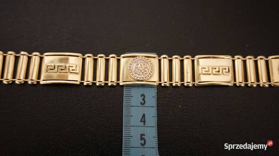 ZŁOTA GRECKA BRANSOLETA W STYLU VERSACE 35G Warszawa sprzedam