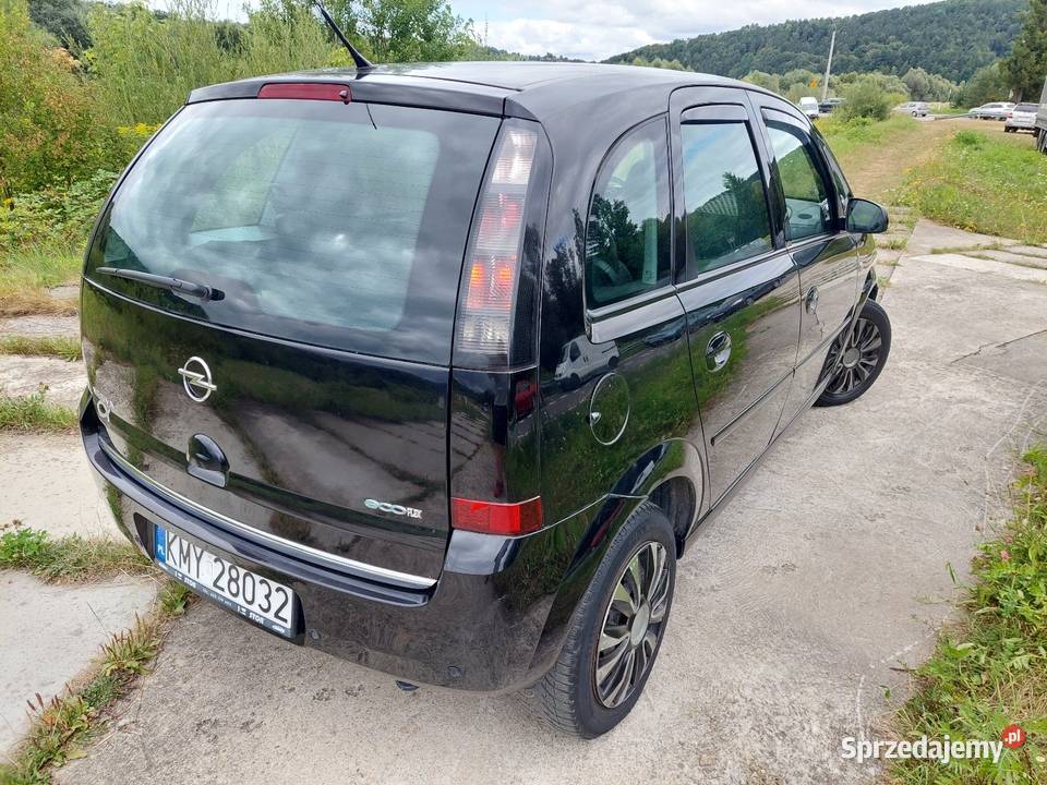 Opel Meriva 13 CDTi Klimatronic Skóra Oszczędny czarny Opel małopolskie Sucha Beskidzka