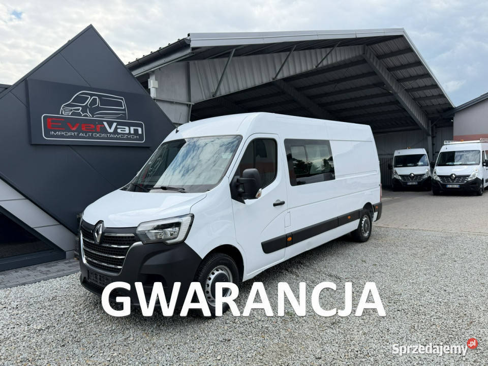 Renault Master L3H2 7 osobowy brygadówka lift biały Warszawa