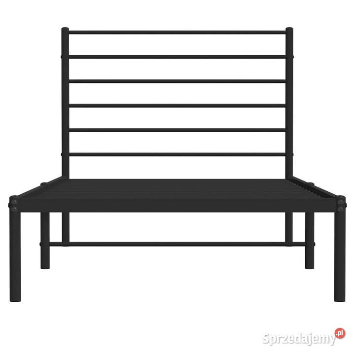 Łóżko Metalowe Czarne Rama Łóżka Ze Stelażem 90cm Warszawa sprzedam