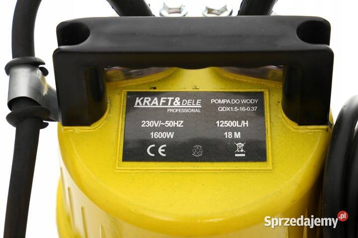 Pompa do czystej i brudnej wody z pływakiem Ostrołęka
