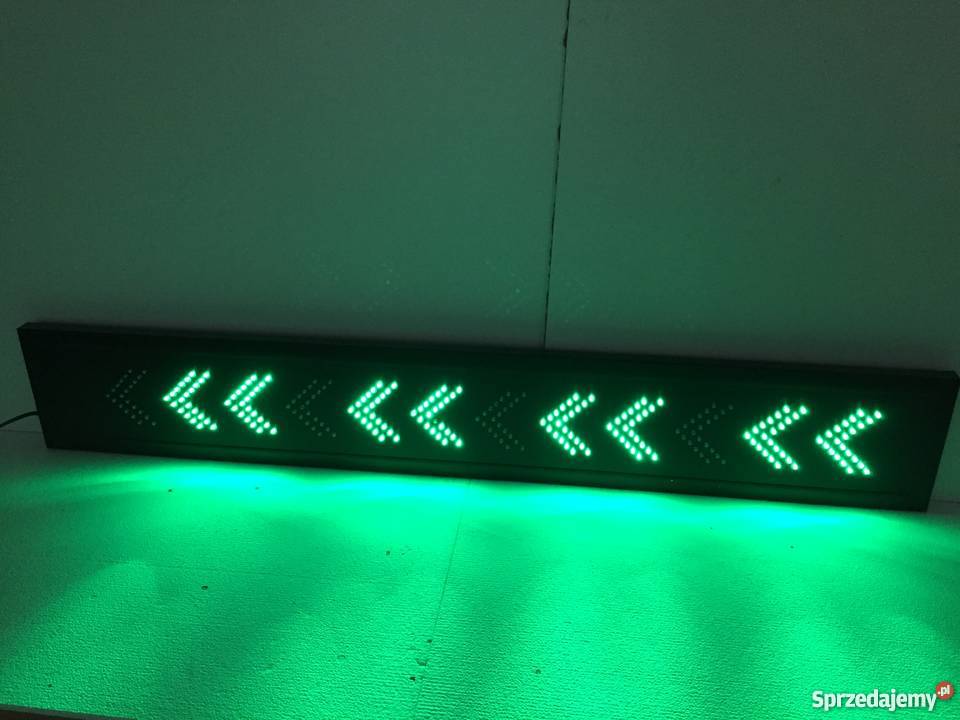 Strzałka migająca LED 120x19 zewnętrzna NOWA Pomiechówek