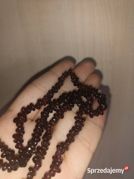 Naszyjnik z kamieni granat Wrocław