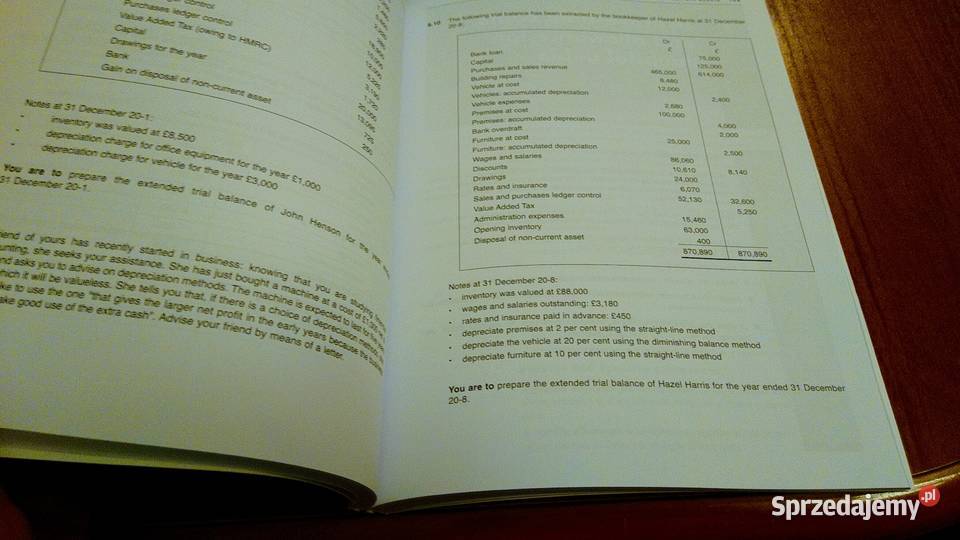 Accounts Preparation Tutorial Cox David Książki do nauki języka obcego Kultura i Rozrywka Gdańsk