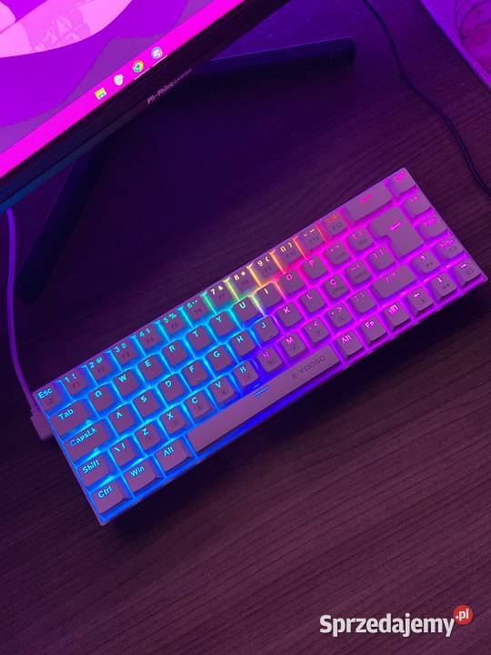 Klawiatura gamingowa 60 RGB NOWAmix kolor śląskie