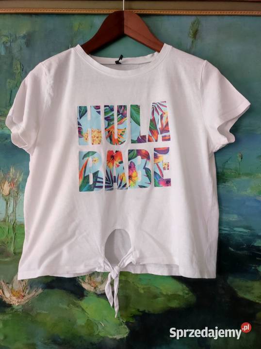 wakacyjna tshirt top bokserka letnia plażowa Kielce