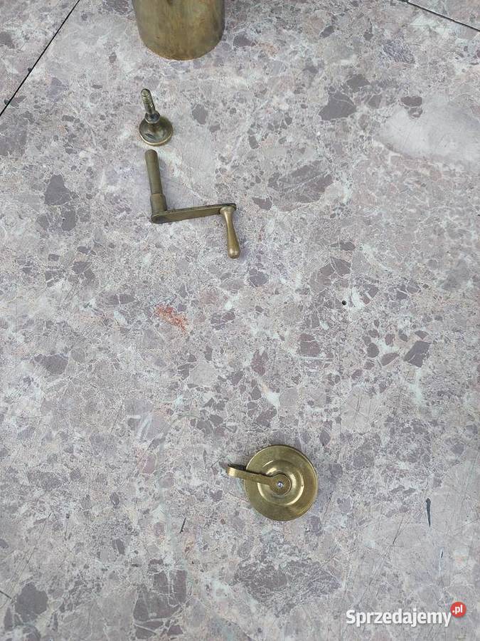 154 Zestaw mechanizm starego zegara linkowego Antyki