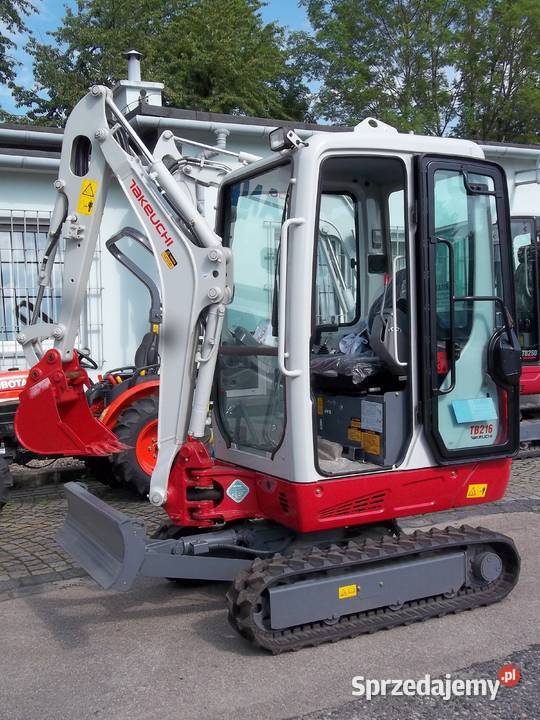 Minikoparka Takeuchi TB216 V4 18 tony agregat Rok produkcji 2023 śląskie Zabrze