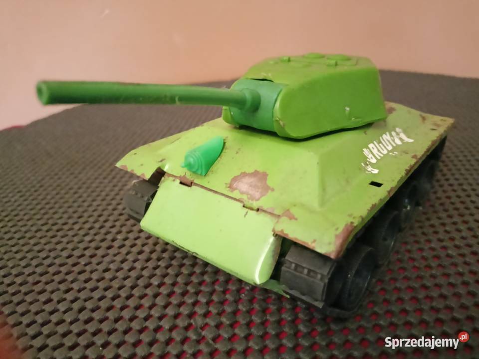 Zabawka PRL czołg Rudy 102 Rzeszów