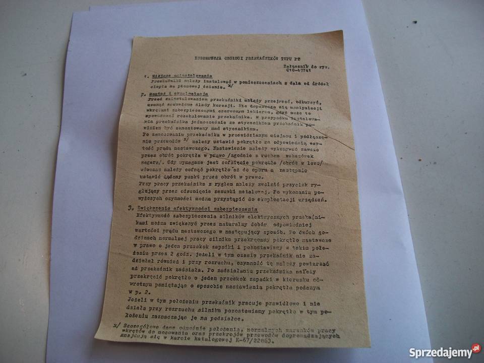 Przekażnik termiczny PT5Z zakres 6080Amper