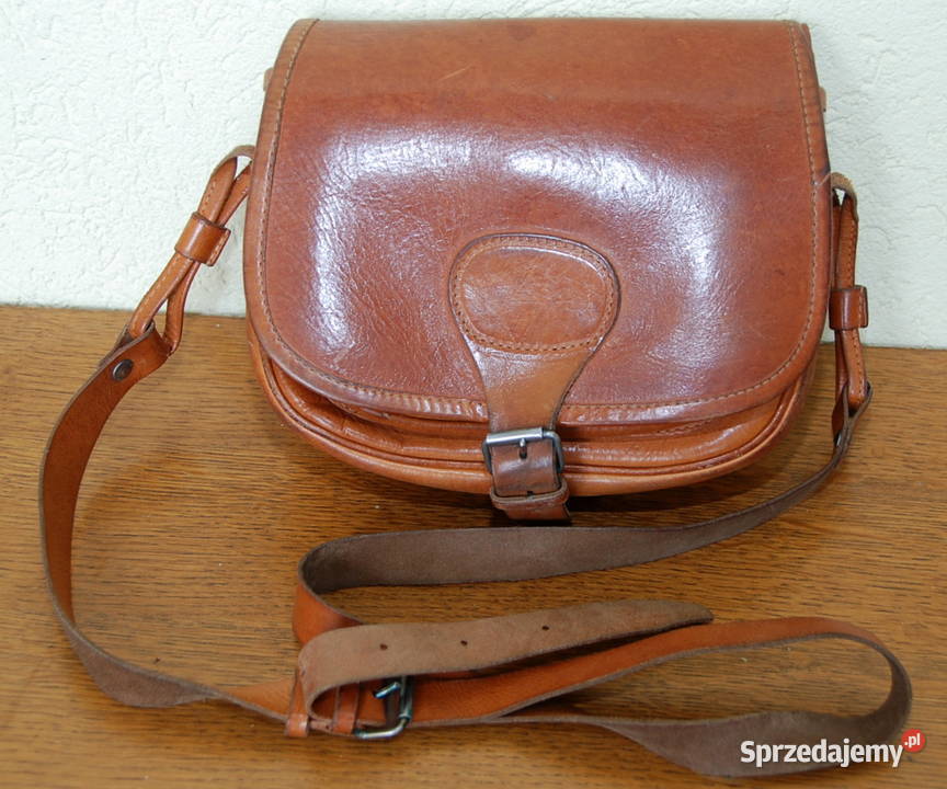 Teczka Skórzana Listonoszka MYŚLIWSKA gruba mazowieckie Warszawa sprzedam