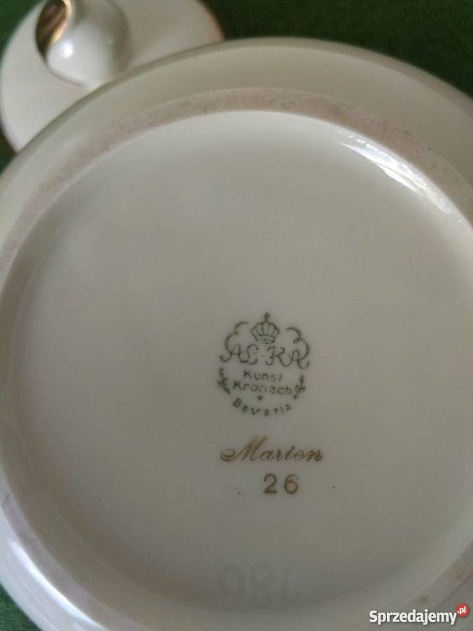 Piękny dzbanek Alka Kunst Kronach Masion złocony Ropa sprzedam