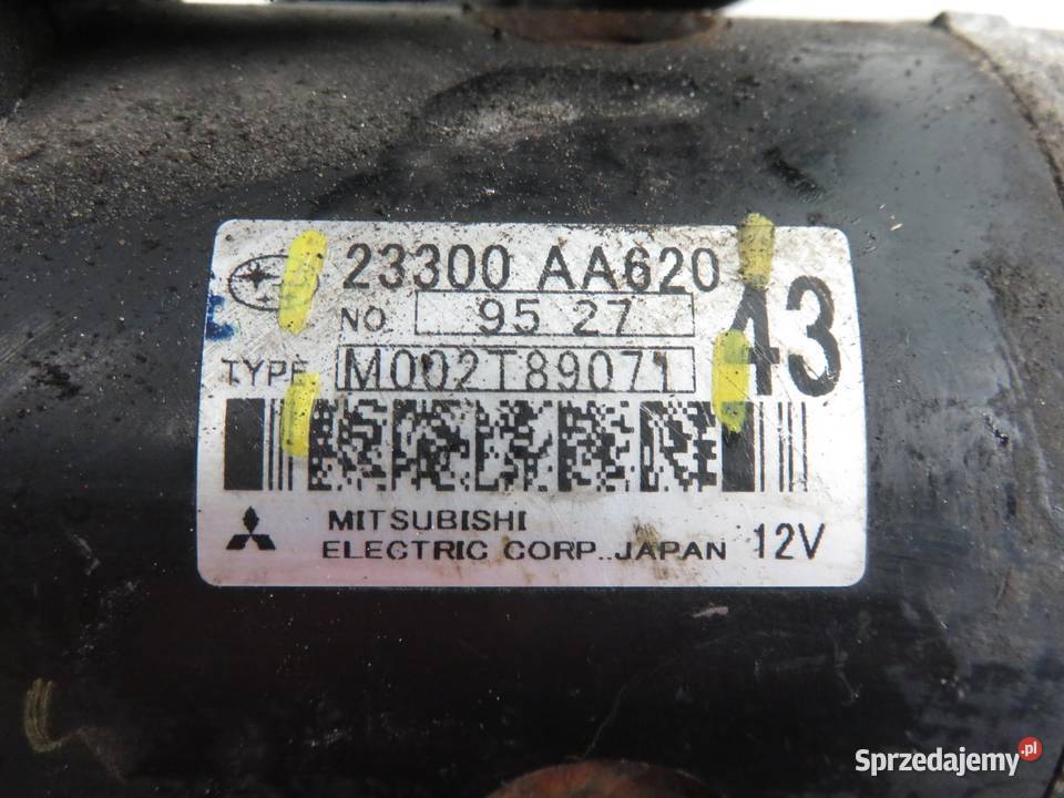 ROZRUSZNIK SUBARU IMPREZA III 20 D M002T89071