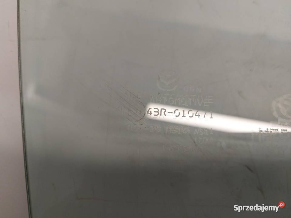 Mazda CX5 II Lift SZYBA DRZWI PRAWY PRZÓD