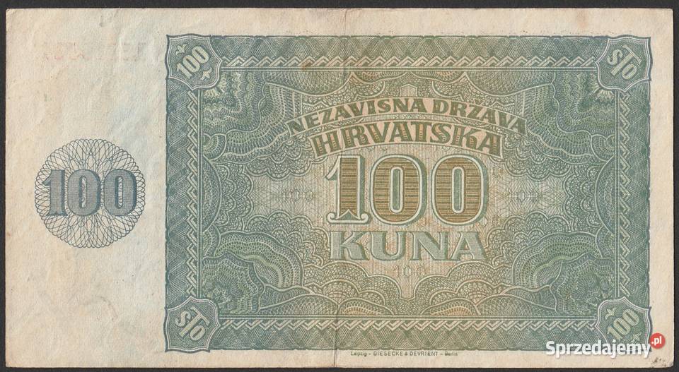 Chorwacja 100 kuna 1941 L