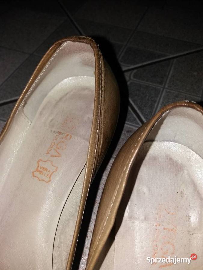 półbuty skórzane skóra