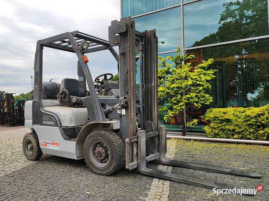 Wózek widłowy Nissan 02A20W 2 tony duplex 33 m Kęty