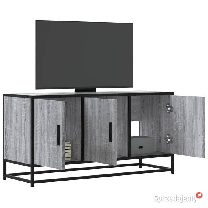 Szafka pod telewizor szary dąb sonoma 100x35x50 mazowieckie Warszawa sprzedam