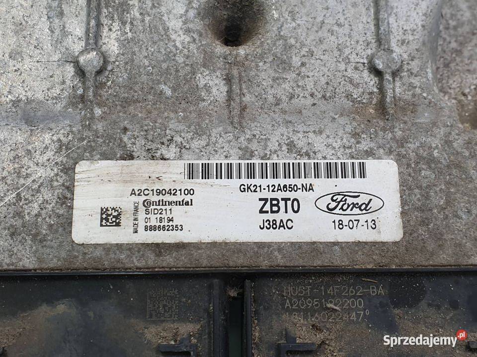 KOMPUTER FORD TRANSIT MK8 GK2112A650NA kujawsko-pomorskie Lipno