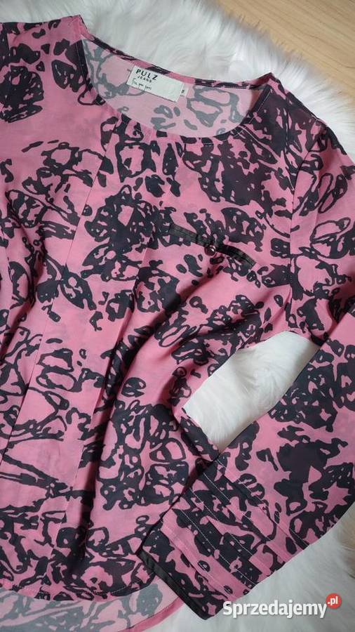 Różowa bluzka koszulowa PULZ Jeans M Olkusz