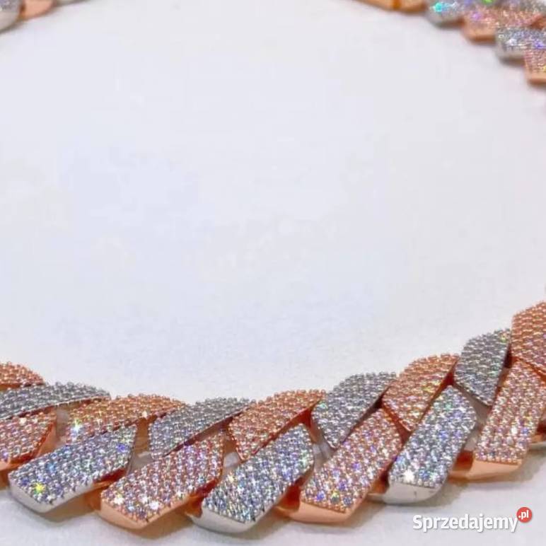 Lodowy łańcuch HipHop RoseSilver 7 dolnośląskie