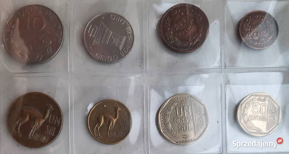 Zestaw Monet PERU sprzedam