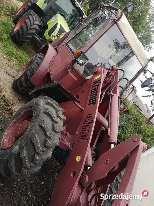 Kramer allrad 318 ładowarka lyzkokrokodyl widły Trzyciąż