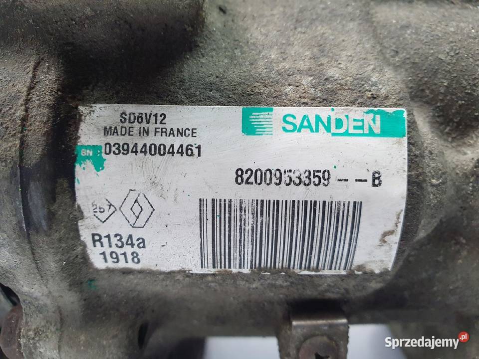 SPRĘŻARKA KLIMATYZACJI Renault Captur 15 DCI