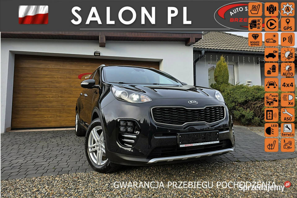 Kia Sportage serwis ASO STLine automat 4x4 IV SUV Rydułtowy